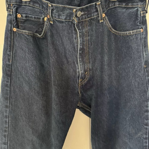 Men's Dark Blue Jeans - Picture 2 of 6